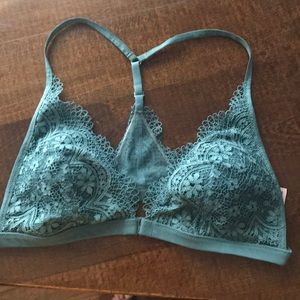 Body by Victoria Crochet Lace Racerback Bralette